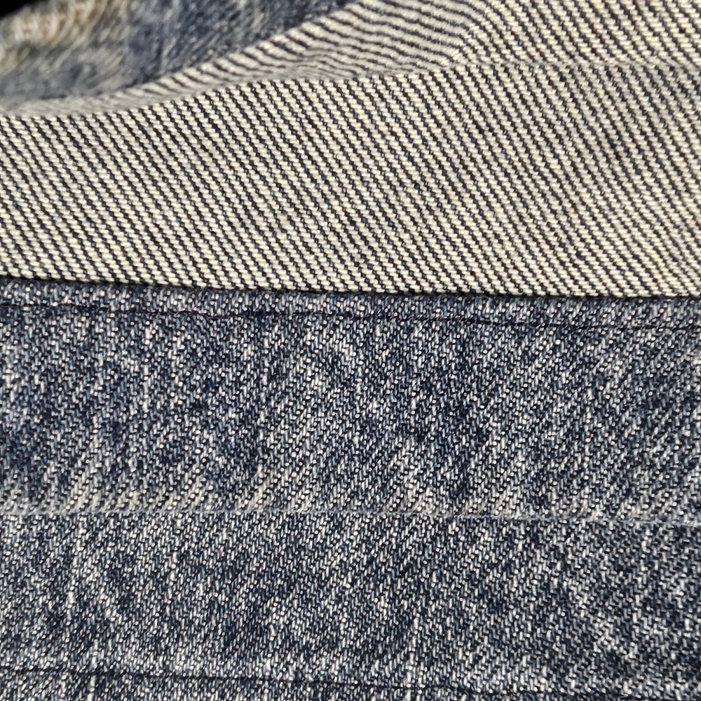Wrangler Straight Leg Suspender Denim Jeans Flat Front High Rise Men's 48 x 30 - Picture 4 of 12